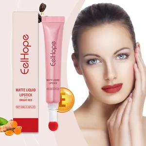 EelHope Matte Liquid Lipstick in Bright Red with soft applicator and retail packaging