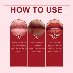 Guide étape par étape pour appliquer le gloss rouge mat pour un résultat parfait.