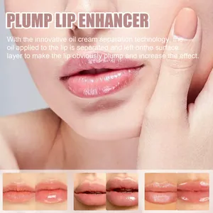 Detaillierter Vorher-Nachher-Vergleich des feuchtigkeitsspendenden Lippenvergrößerers für pralle Lippen