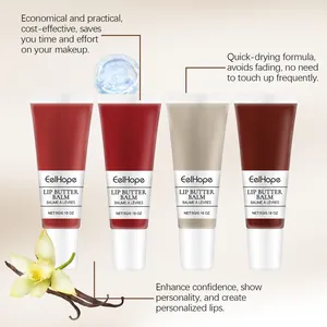 Set di 4 balsami labbra colorati EelHope per un'idratazione naturale e di lunga durata
