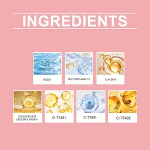 Lista detallada de ingredientes del gel para uñas con aqua, glicerina y poliuretano-10