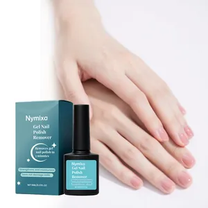 Nymixa gel nail polish remover set with 8ml bottle and packaging on white background
