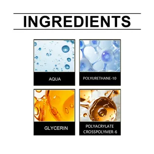 Detailed ingredient breakdown for lightweight and stable nail extension gel formula