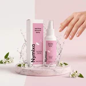 Nymixa Dissolvant de Colle à Ongles en Spray Nettoyage Rapide pour Gel Solid Tips Résidus d'Adhésif Press On Nails Soin
