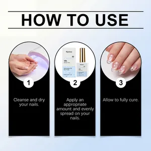 Guía paso a paso para aplicar el gel Nymixa 3D Raindrop para un diseño creativo de uñas