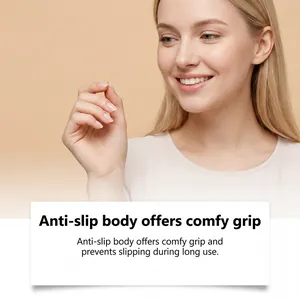 Detail showing the comfortable anti-slip grip benefit of this electric nail drill