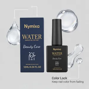 Détail du Top Coat Gel Nymixa Water Droplet pour une protection durable de la couleur