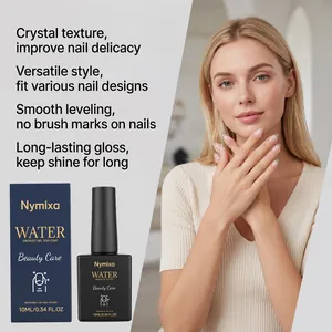 Le Top Coat gel Nymixa Water Droplet pour une brillance durable et des ongles lisses