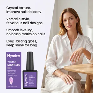 Professional 10ml Nymixa water droplet gel for 3D crystal texture nail art