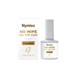 Nymixa No Wipe Gel Top Coat Υψηλή Γυαλάδα Soak Off UV LED Gel Βερνίκι Νυχιών Για Επαγγελματικό Σαλόνι Τέχνης Νυχιών Σπίτι