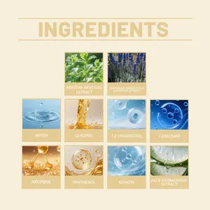 Detailansicht natürlicher Inhaltsstoffe wie Lavendel und Aloe in pflegendem Nagelöl.