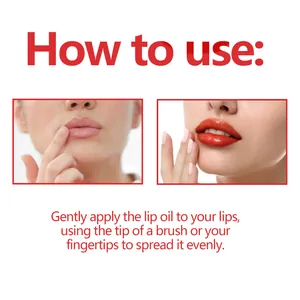 Anleitung zum Auftragen von feuchtigkeitsspendendem Lippenöl für glänzende Lippen