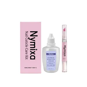 Nymixa Nail Cuticle Care Kit Professional Cuticle Remover Cream And Cuticle Oil Pusher Pen For Hand Foot Care