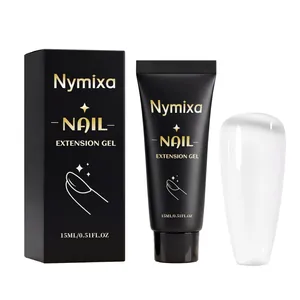Gel de Extensión de Uñas Transparente Profesional Nymixa Para Construcción Reparación Herramienta de Manicura de Larga Duración Mujer Belleza