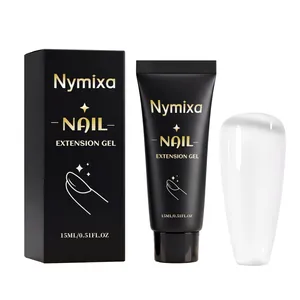 Kit profesional de gel de extensión de uñas Nymixa 15ml con caja negra de lujo