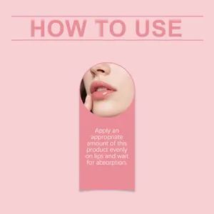 Anleitung zum Auftragen von feuchtigkeitsspendendem Lippenöl für glänzendes Lippen-Make-up.