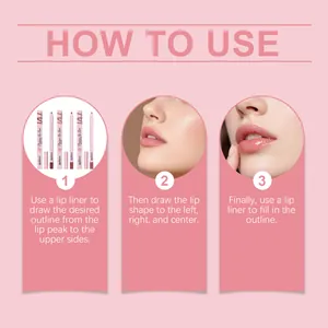 Schritt-für-Schritt-Anleitung für ZEPHOCO Lip Liner zum Definieren Ihrer Lippen