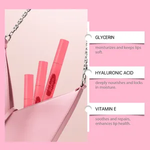 ZEPHOCO matte peel-off lipgloss met ingrediënten zoals glycerine en vitamine E