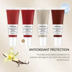 Set di 4 balsami labbra colorati EelHope con protezione antiossidante e idratante