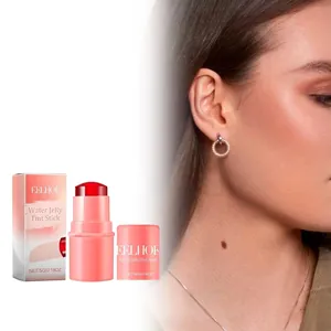 Στικ για Χείλη και Μάγουλα EELHOE Coral Water Jelly Tint Stick Πολυλειτουργικό Ενυδατικό Ρουζ για Φυσικό Μακιγιάζ Γυναίκες