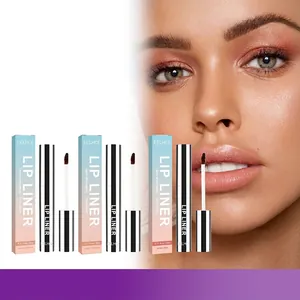 EELHOE Peel-off Lip Liner Waterproof Long Lasting Tattoo Effect Lip Liner Pencil With Brush For Women Professional Makeup