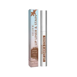 EELHOE Set de delineador y tinte de labios Cocoa peel-off para maquillaje duradero