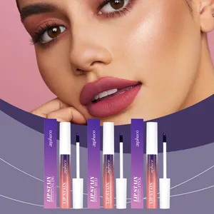 Zephoco professionelles mattes Lip Stain Set mit Nude Rot und Pink Farbtönen für das Make-up