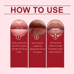 Tutoriel étape par étape pour appliquer un gloss mat pour un fini velouté.