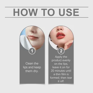 Istruzioni passo dopo passo per applicare la tinta labbra opaca peel-off per una lunga durata