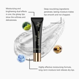 Detail des HOYGI Glanz-Serums mit klarer Textur und pflegenden Inhaltsstoffen