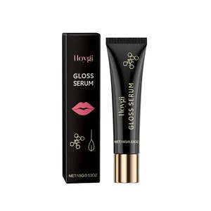 HOYGI siero lucidalabbra idratante 15g presentato in tubetto nero e confezione