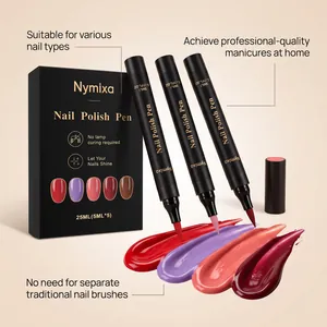 Nymixa Nagellackstifte zeigen lebendige Farbmuster für ein professionelles Finish