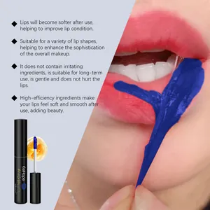 Detailansicht des EELHOPE Matte Peel-Off Lip Stain mit Demonstration des Abziehvorgangs