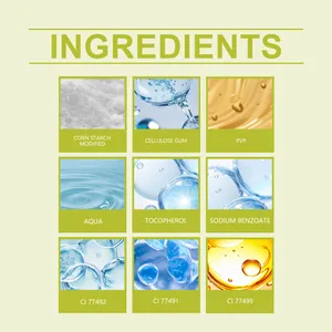 Inhaltsstoffe-Infografik für Zephoco Lippenkonturenstift mit Texturen und mineralischen Pigmenten