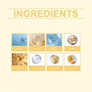 Detailed ingredient list for tear-off lip gloss showing water and glycerin