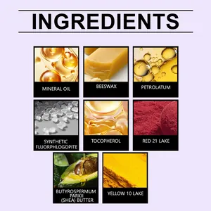 Close-up view of the natural ingredients used in this jelly lip gloss formulation.