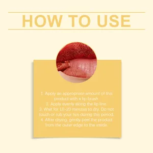 Step-by-step instructions for applying peeling lip gloss for a long-lasting natural look