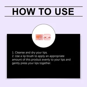 Detailed instructions for using Zephoco dual-color lip jelly as blush and lip gloss.