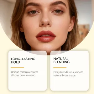 Detail showing glossy finish of moisturizing peel-off lip glaze on model lips