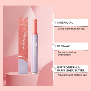 Detail des zephoco Lipgloss mit feuchtigkeitsspendender Sheabutter und Bienenwachs