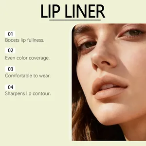 Professionelles mattes Lipliner-Ergebnis für definierte Konturen und volle Abdeckung