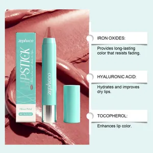 Matita rossetto Zephoco Rose Petal con acido ialuronico idratante e tocoferolo