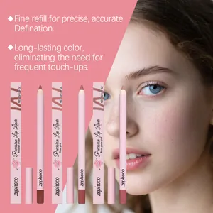 ZEPHOCO Präzisions-Lippenkonturenstifte mit feiner Mine für exakte Definition.