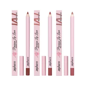 ZEPHOCO Lápiz Delineador de Labios Profesional de Precisión Larga Duración Impermeable Mate Terciopelo Maquillaje de Labios Mujer