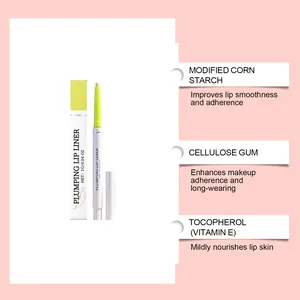 Detailansicht der Inhaltsstoffe des Lippenkonturenstifts mit Vitamin E für die Lippenpflege