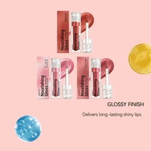 Zephoco nourishing lip gloss in three shades for a long-lasting glossy finish.