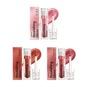 Zephoco glacier kiss nourishing lip gloss set in three moisturizing natural shades