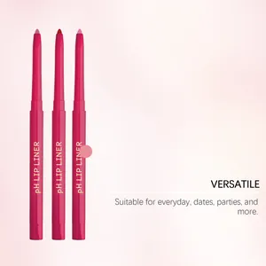 Detailansicht von drei leuchtend rosa pH-Lippenlinern für Alltags- und Party-Make-up