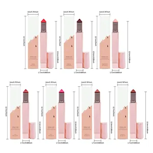 Set balsamo labbra rimpolpante, dimensioni 12.4x1.7cm e scatola 12.7x2cm.