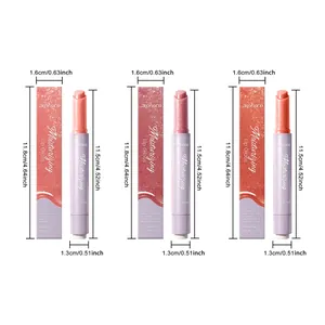 Detaillierte Größenangaben für zephoco feuchtigkeitsspendende Lipgloss-Tuben und Boxen